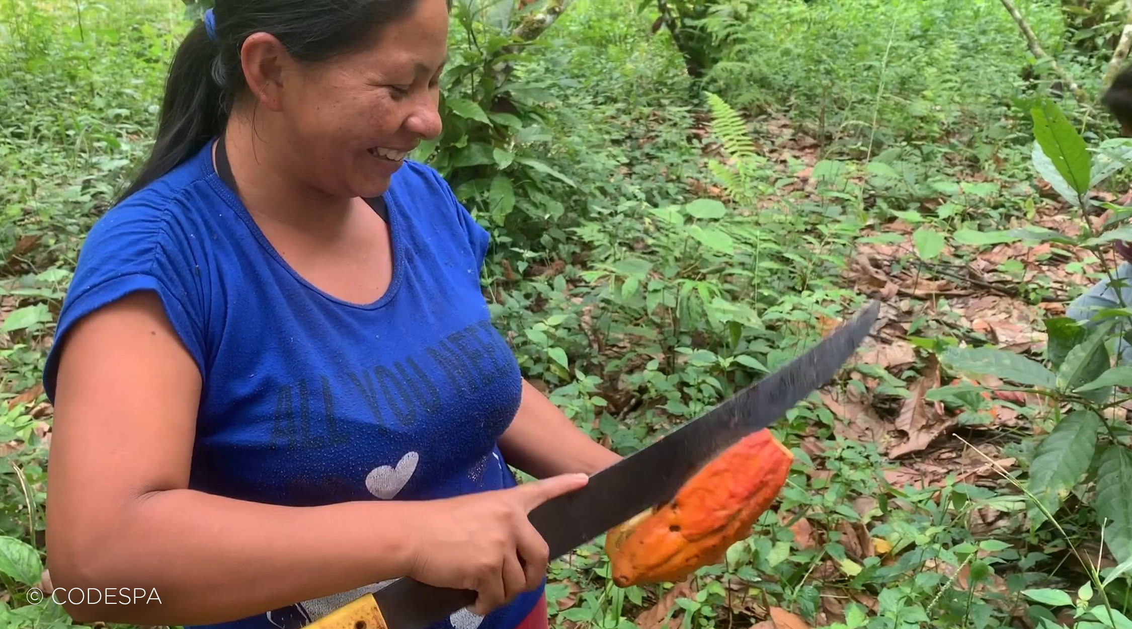 mujer cacaotera ecuador