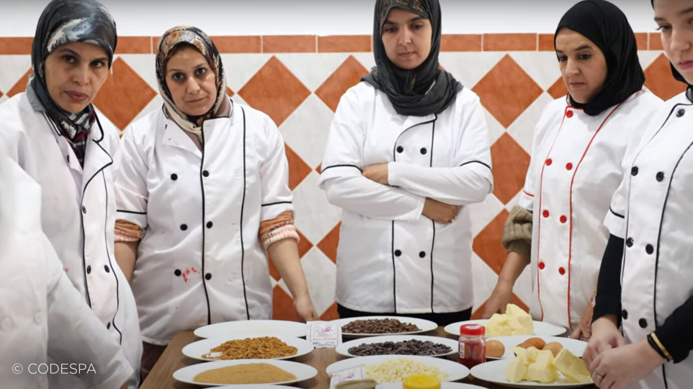 mujeres cocinando marruecos